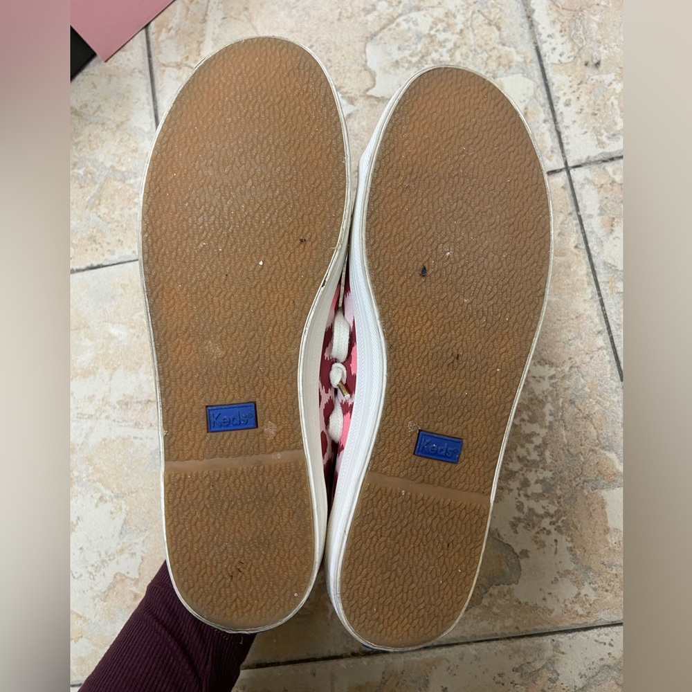 Keds X Kate Spade Kickstart Leopard Satin Sneakers - Picture 6 of 9